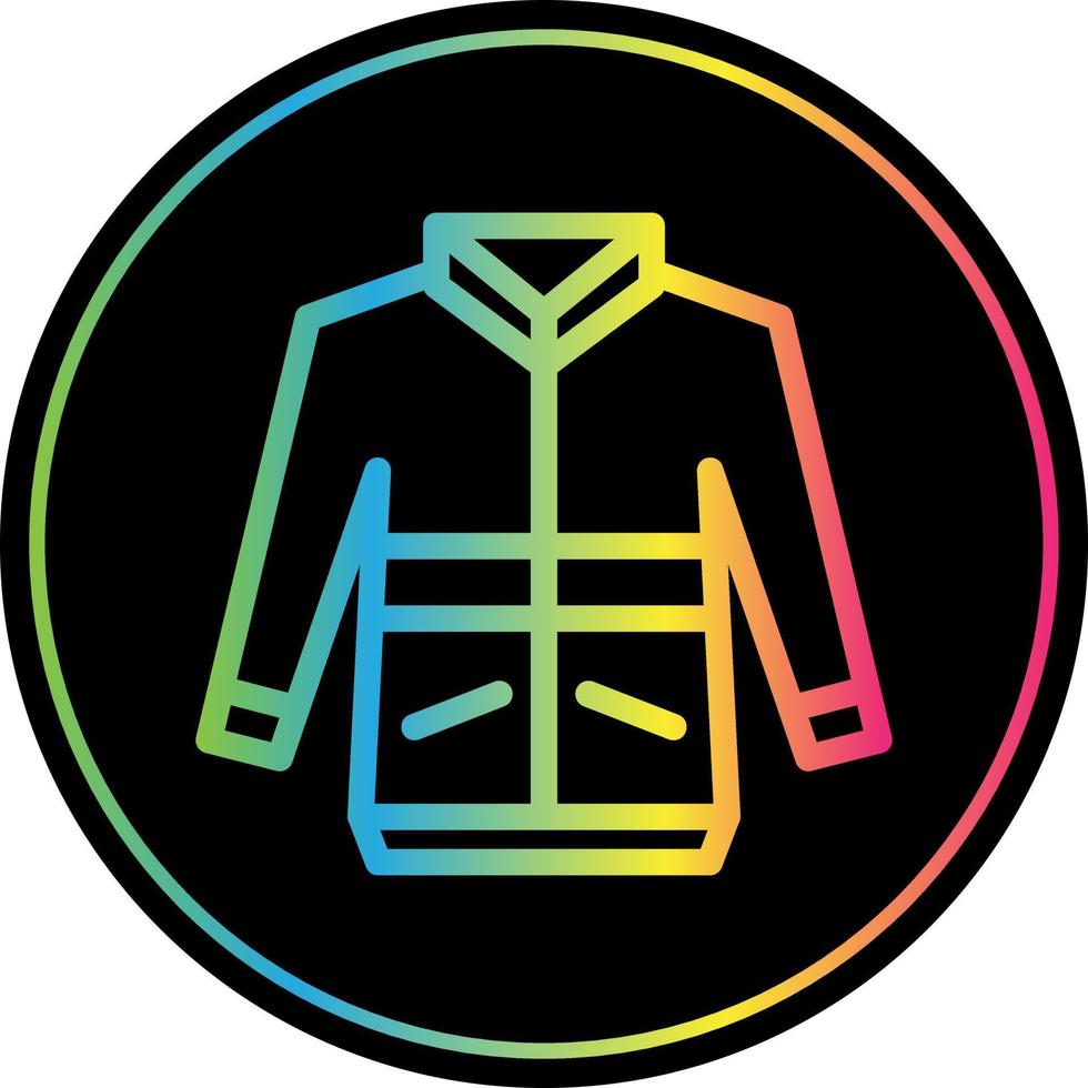 diseño de icono de vector de chaqueta