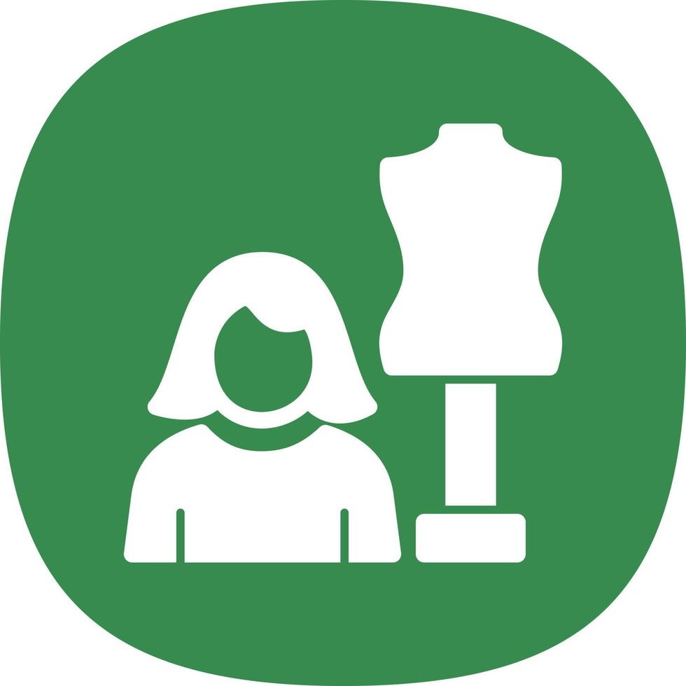 diseño de icono de vector de diseñador de moda