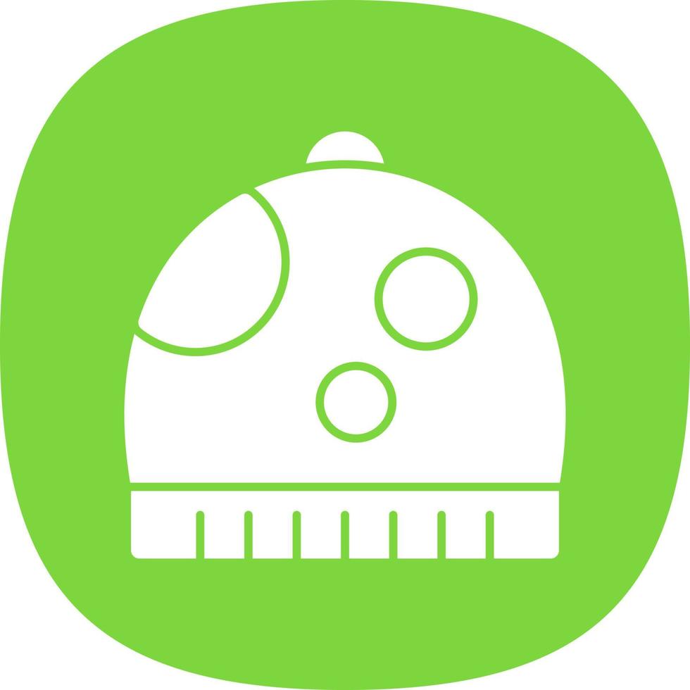 Winter Hat Vector Icon Design