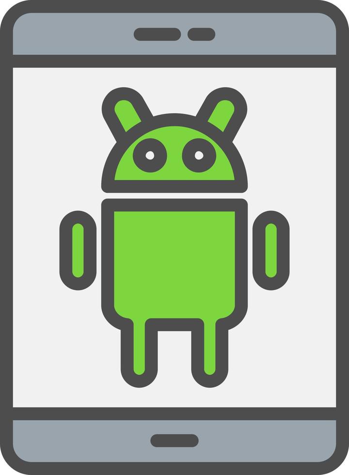 icono de vector de Android