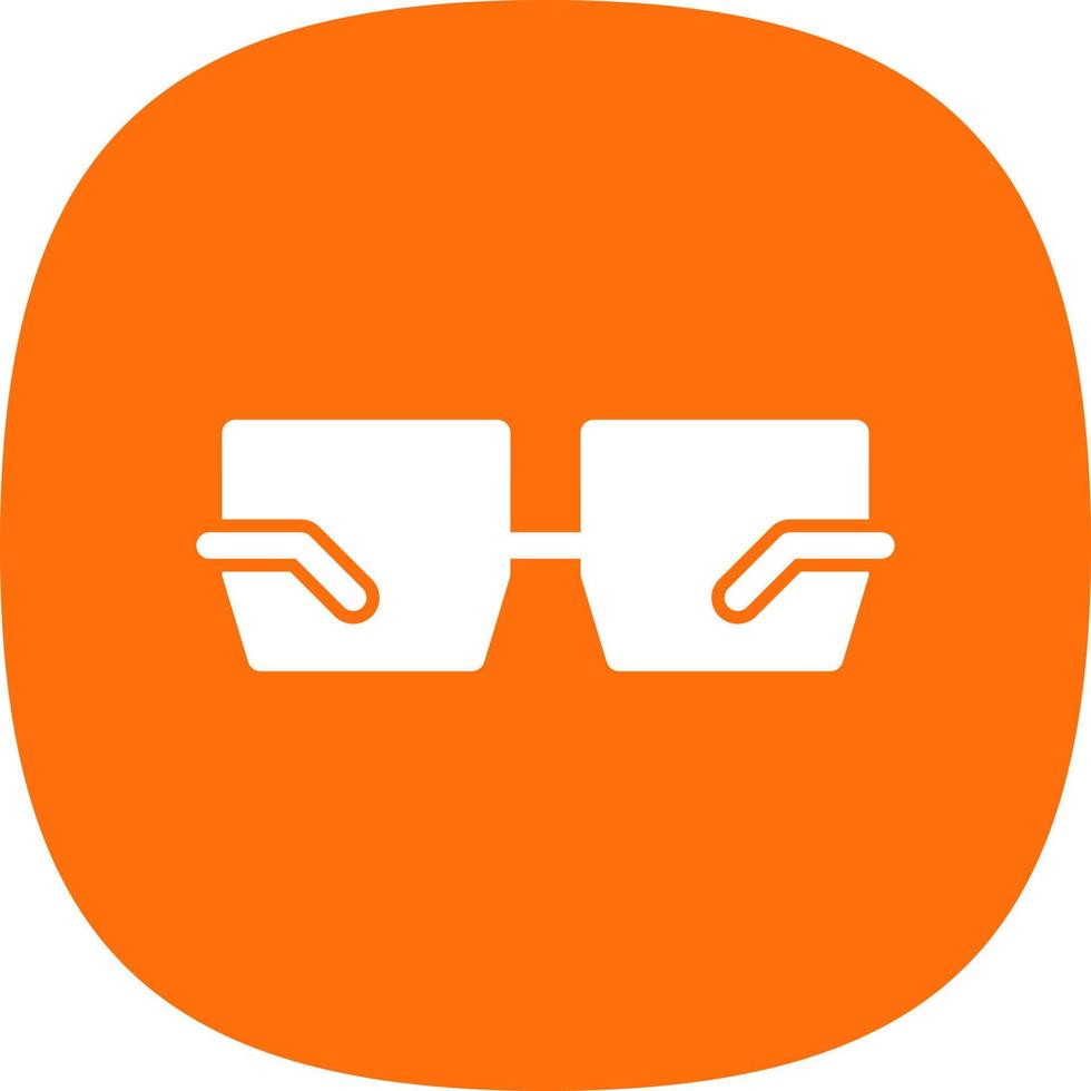 diseño de icono de vector de gafas de sol