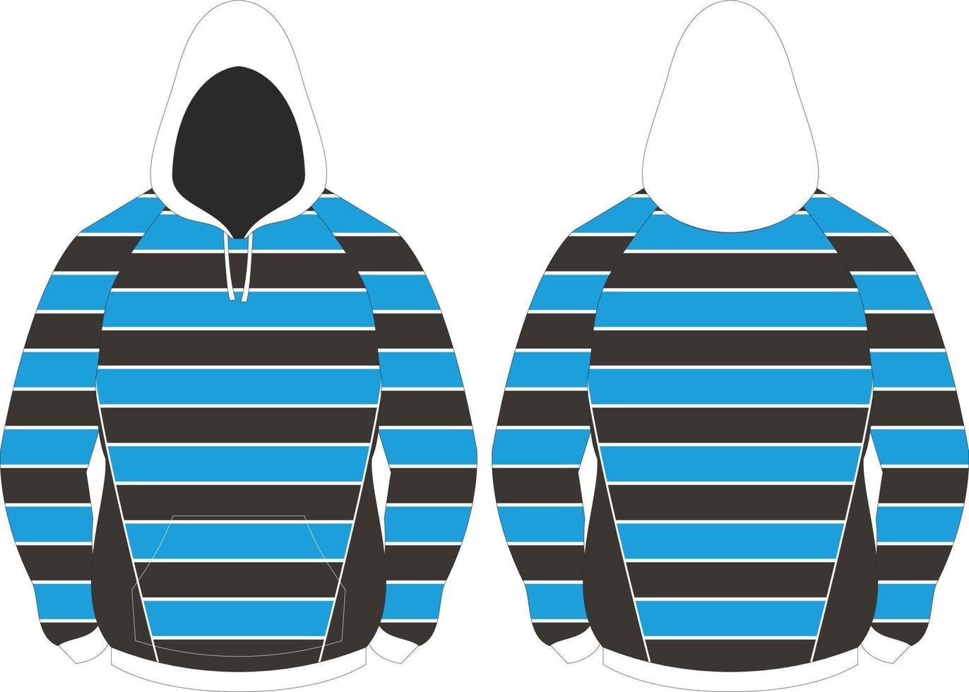 sublimation hoodie mock up vector