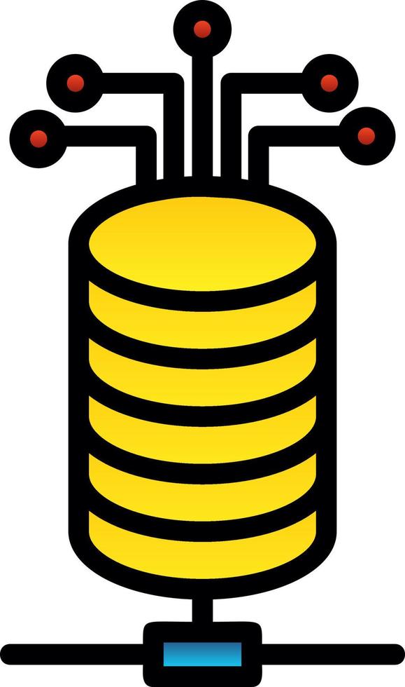 Big Data Vector Icon Design