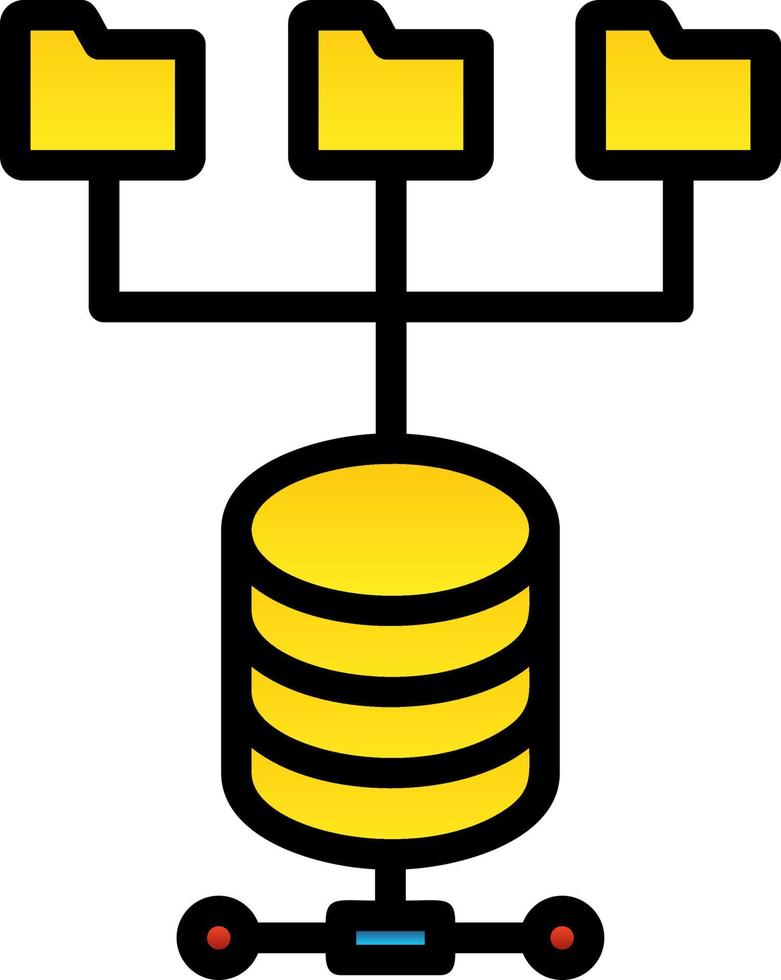 Data Source Vector Icon Design