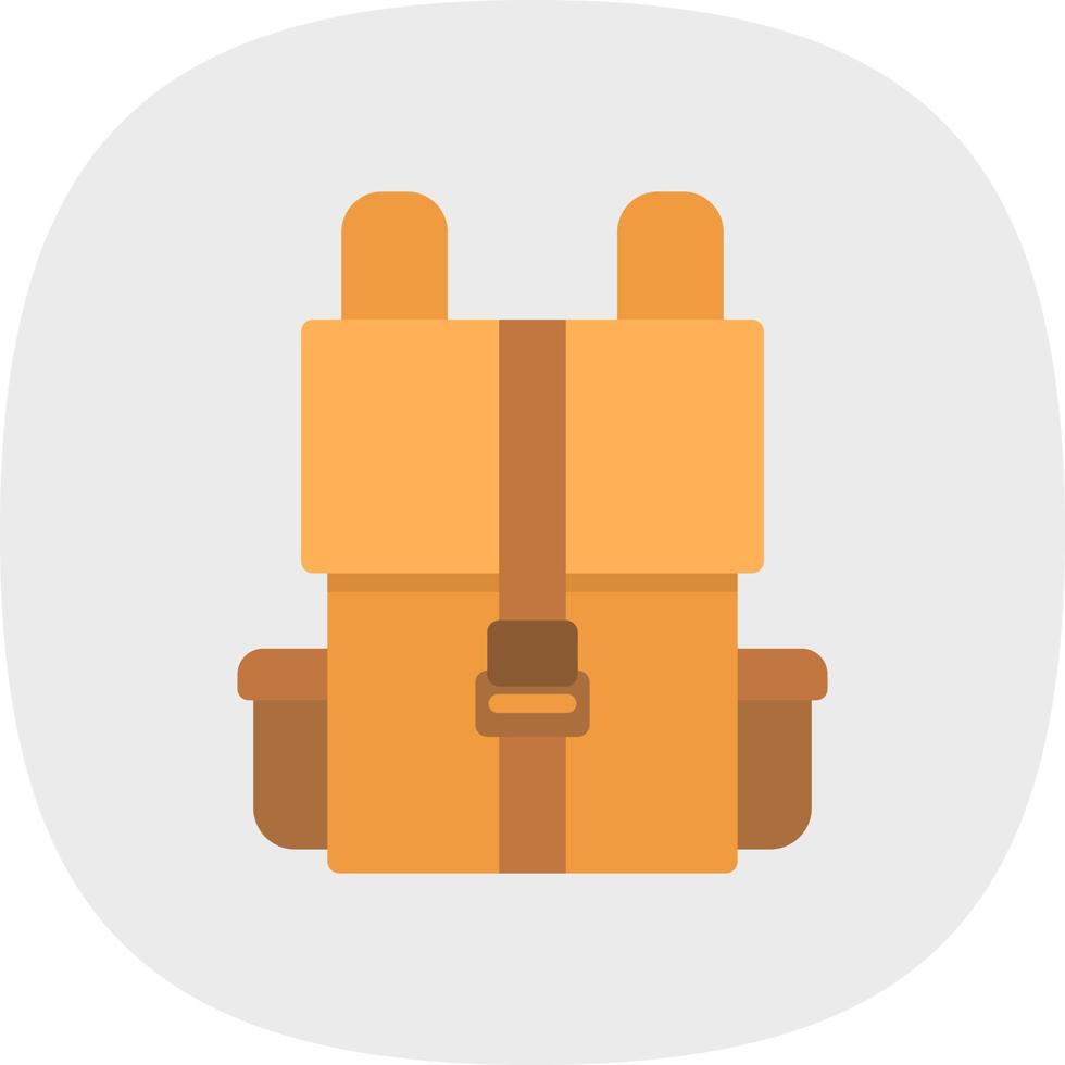 Backpack Vector Icon Design