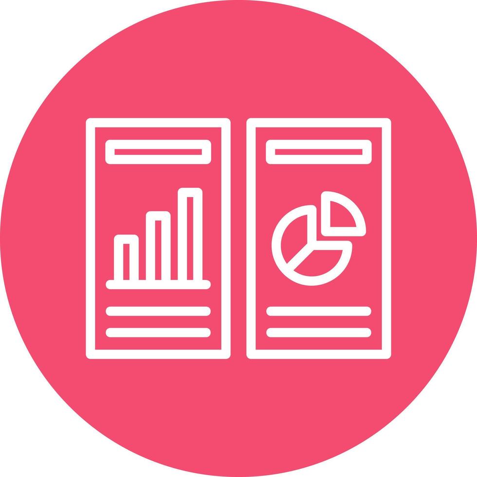 Comparative Analytics Vector Icon Design