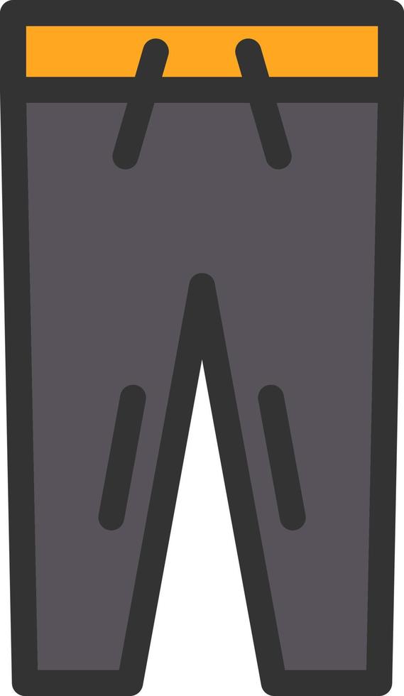 diseño de icono de vector de pantalones