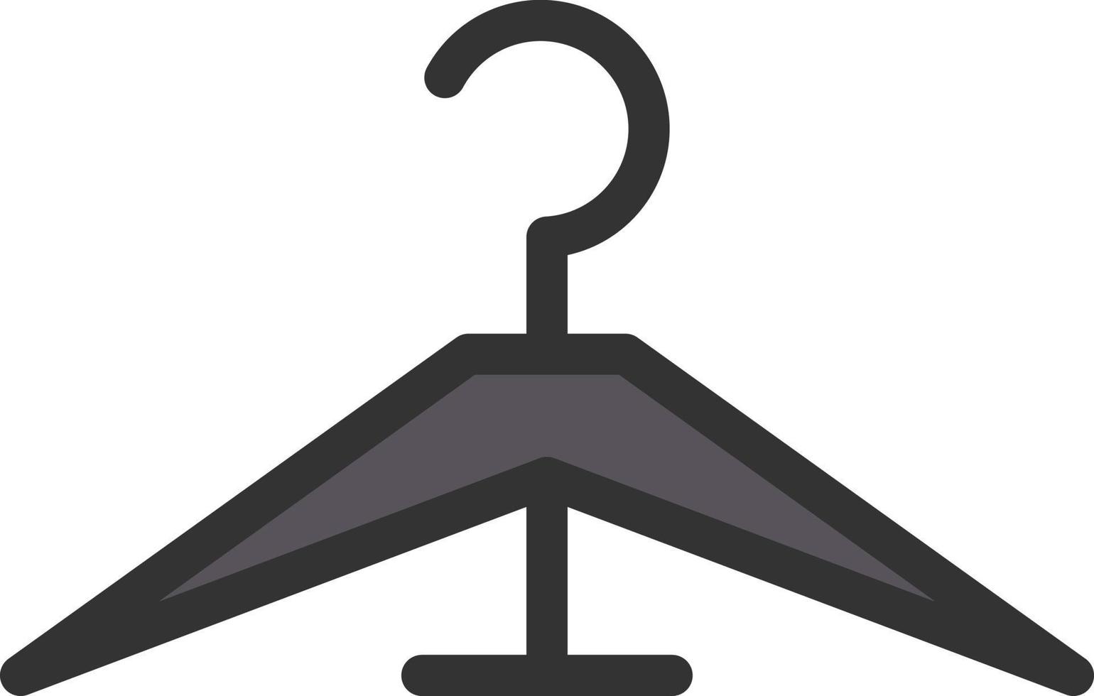 Clothes Hanger Vector Icon Design