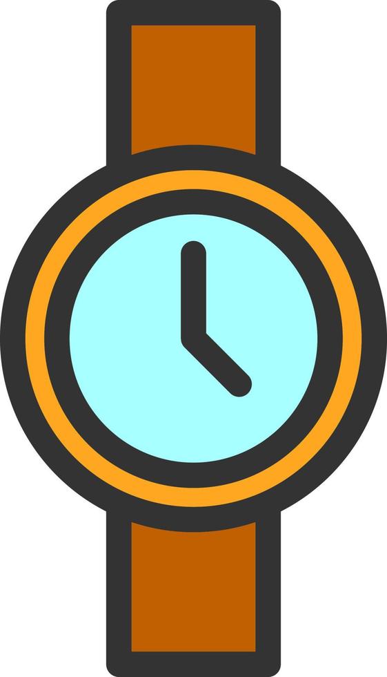 Wristwatch Vector Icon Design