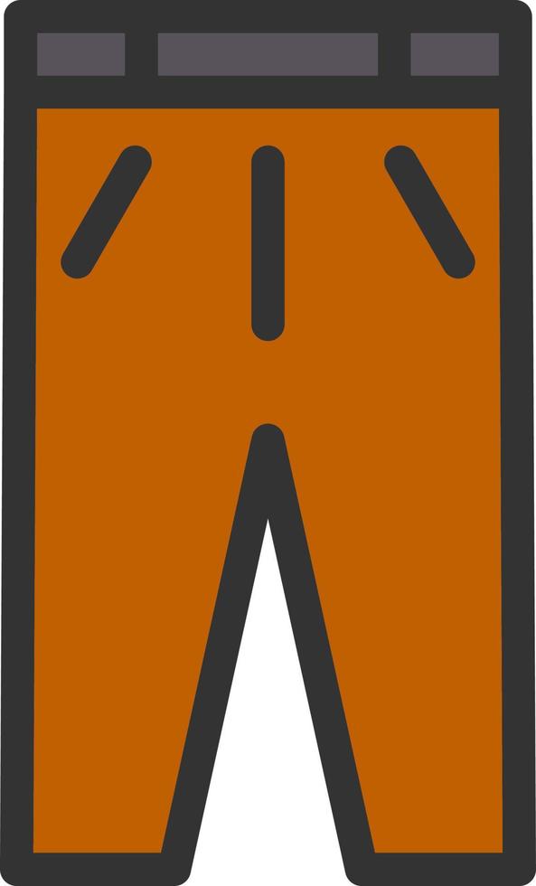 diseño de icono de vector de pantalones