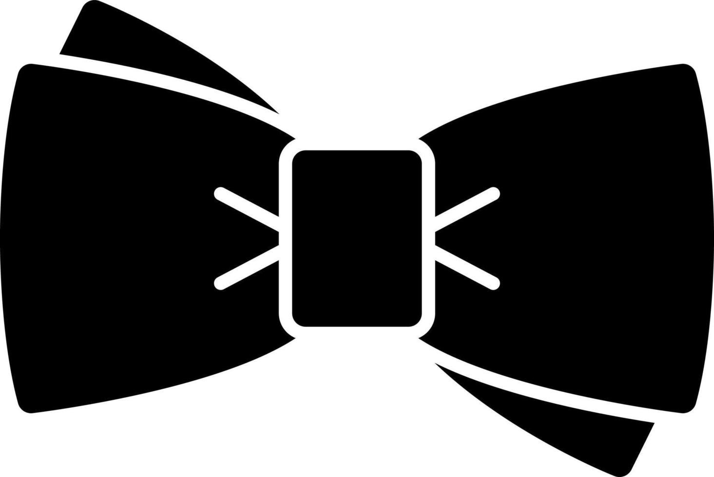 Bow Tie Vector Icon Design