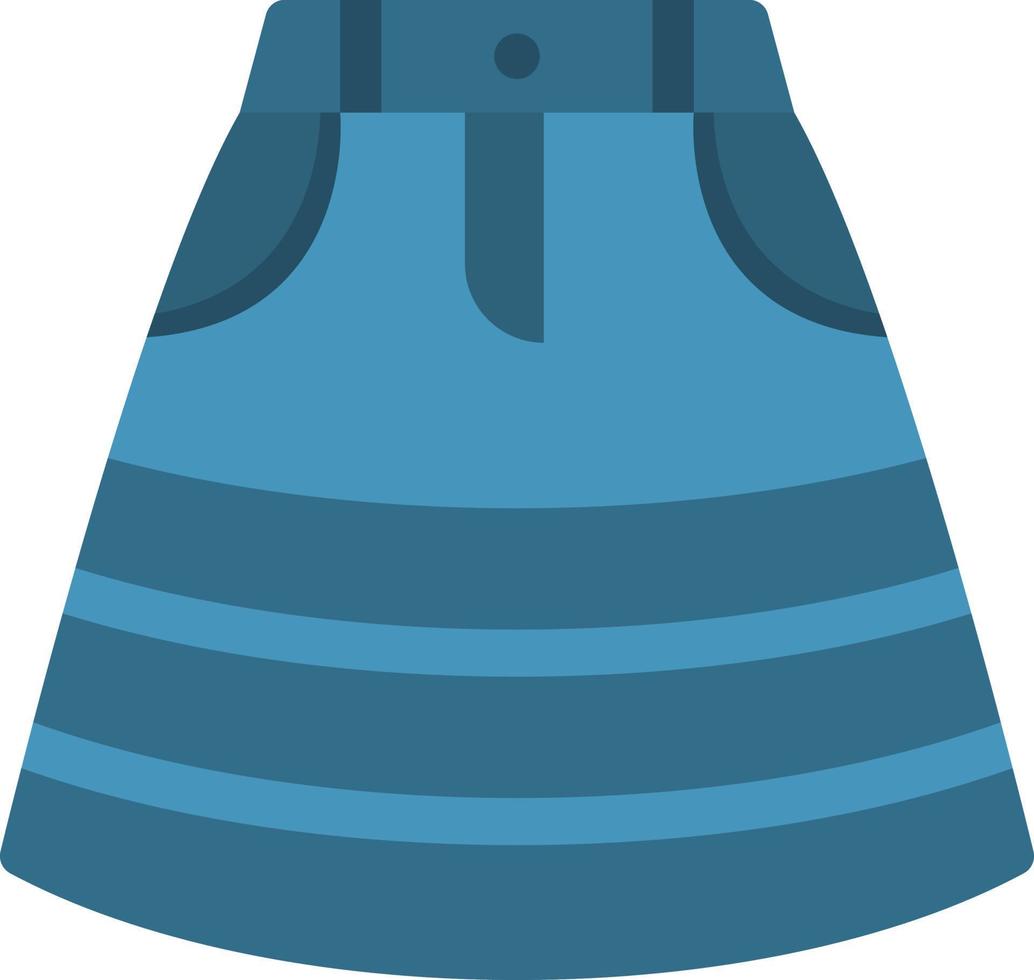 Skirt Vector Icon Design