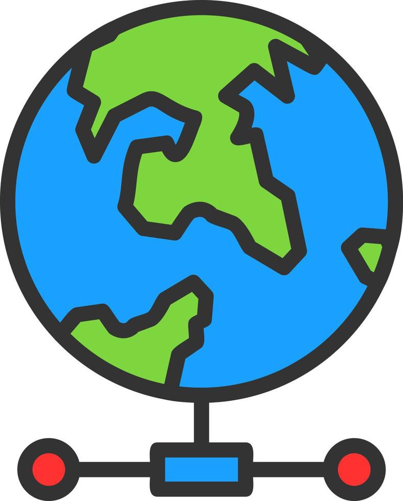 Globe Vector Icon Design