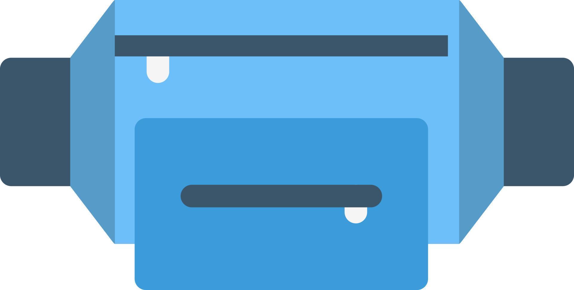 Waist Bag Vector Icon Design