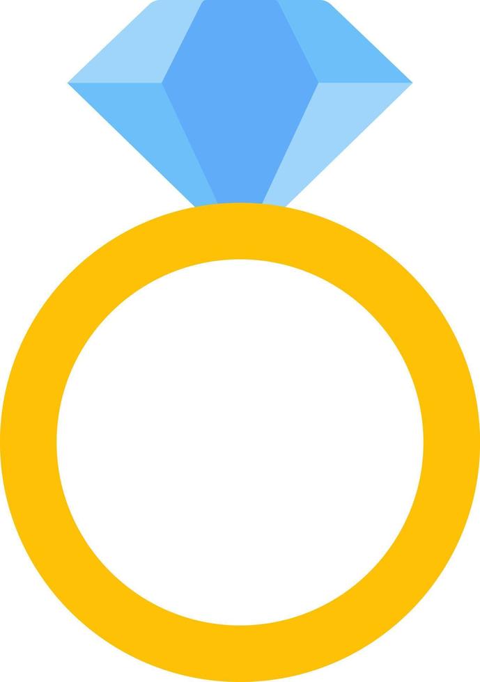 diseño de icono de vector de anillo de diamante