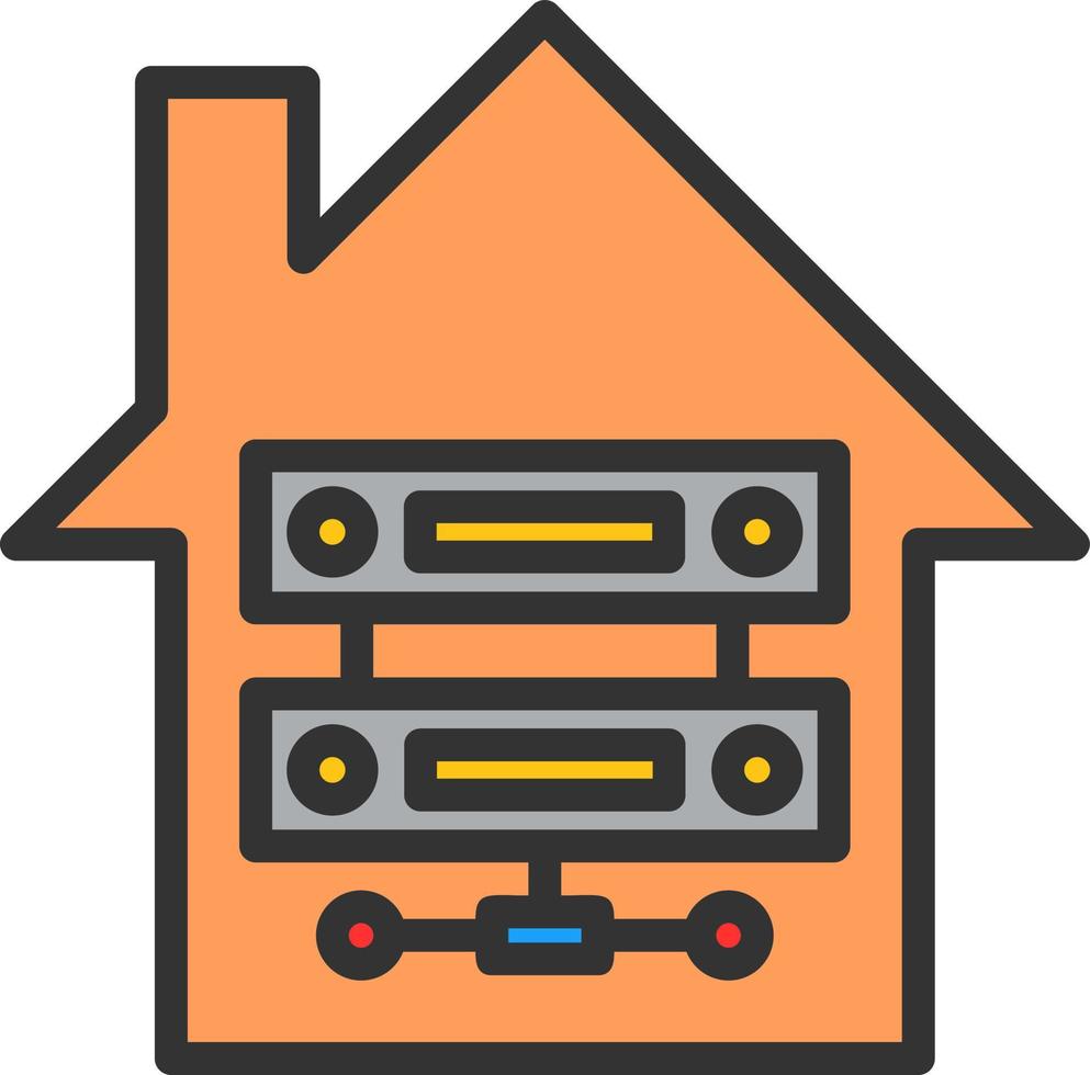 Data Warehouse Vector Icon Design