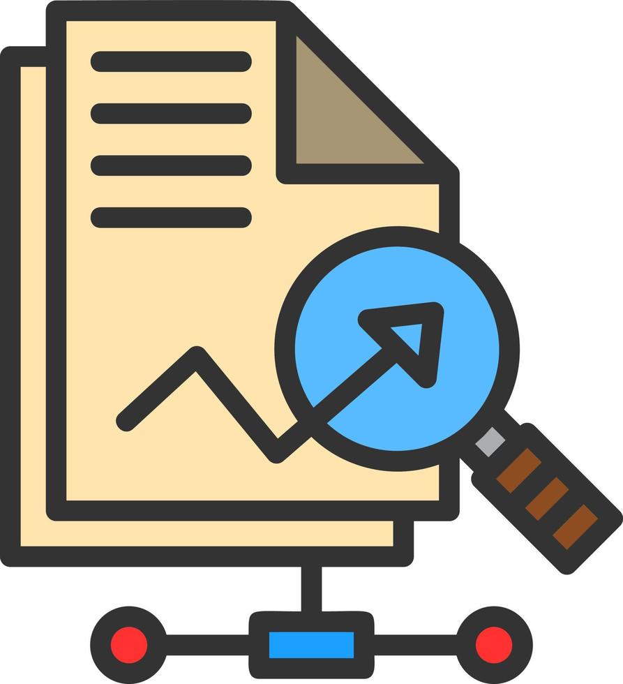 Diagnostic Analytics Vector Icon Design