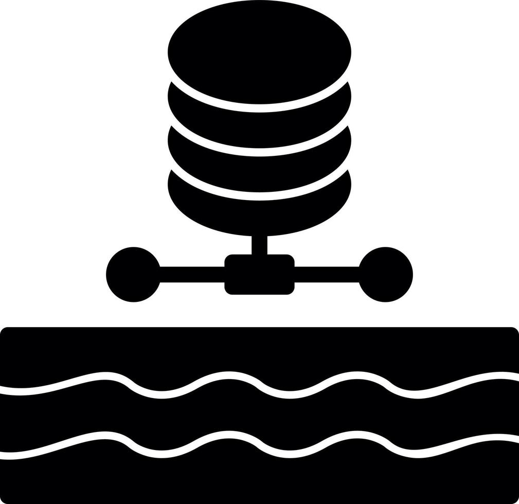 Data Lake Vector Icon Design