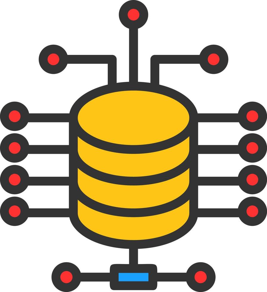 Data Storage Vector Icon Design