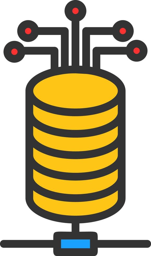 Big Data Vector Icon Design