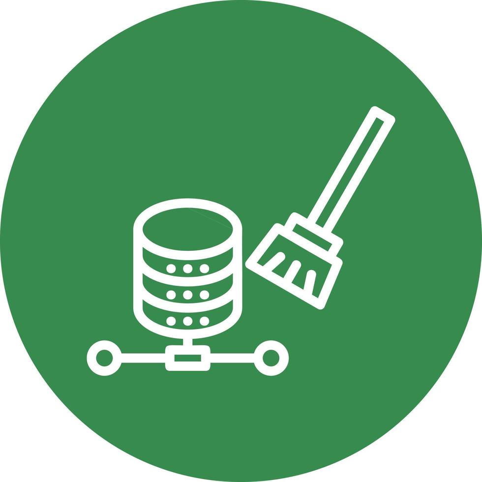 Data Cleansing Vector Icon Design
