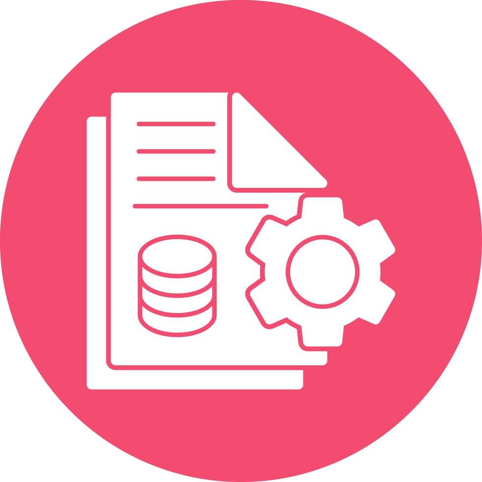 Data Reporting Vector Icon Design
