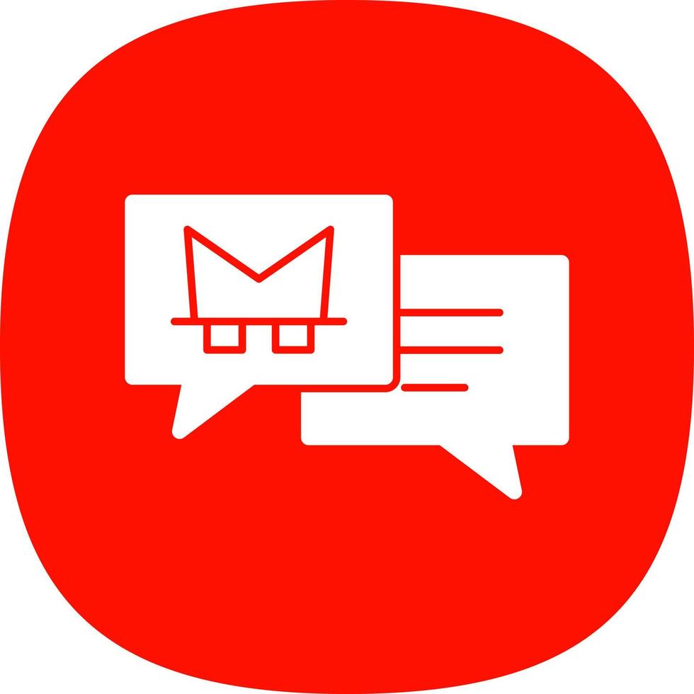 Chat Spyware Vector Icon Design