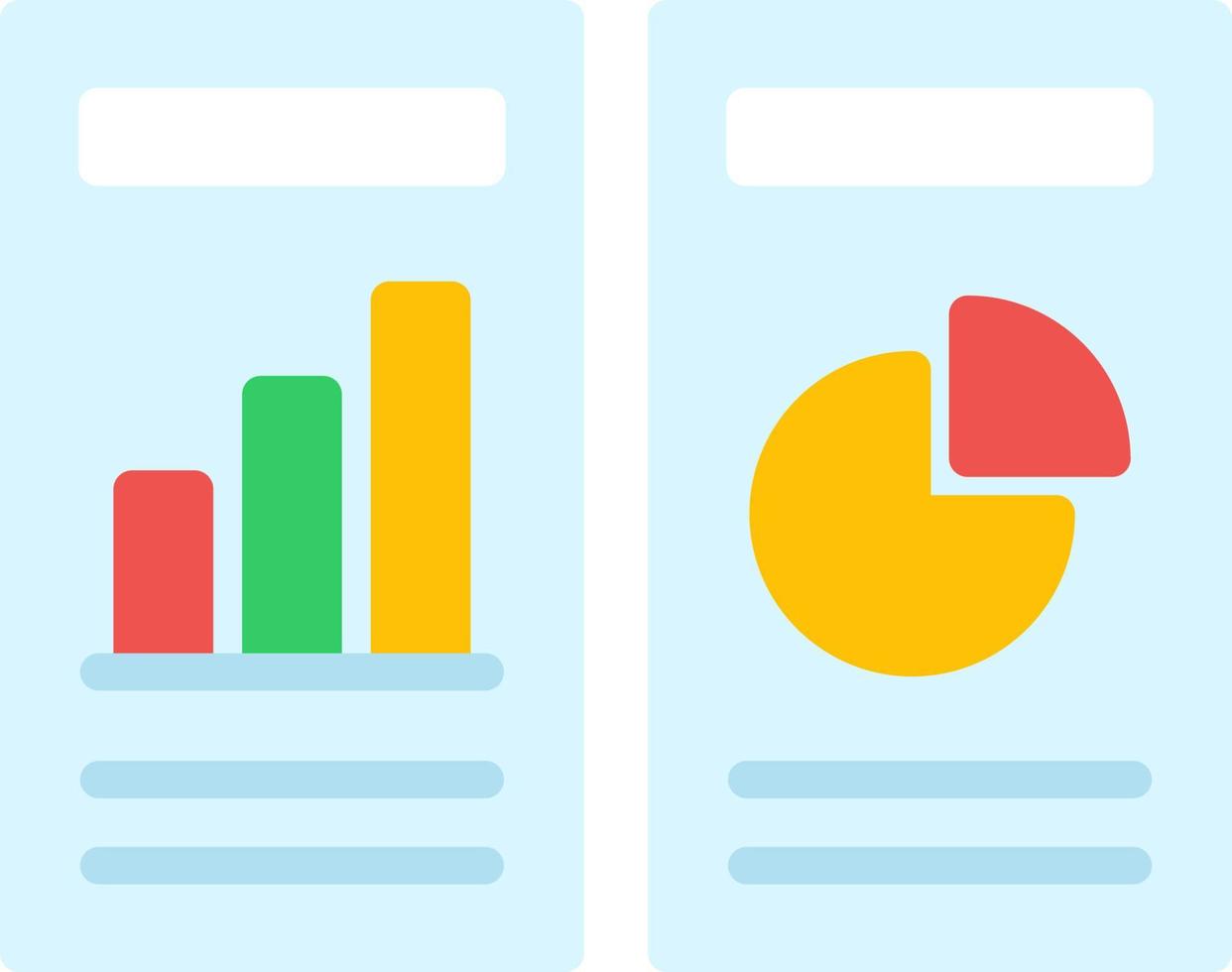 Comparative Analytics Vector Icon Design