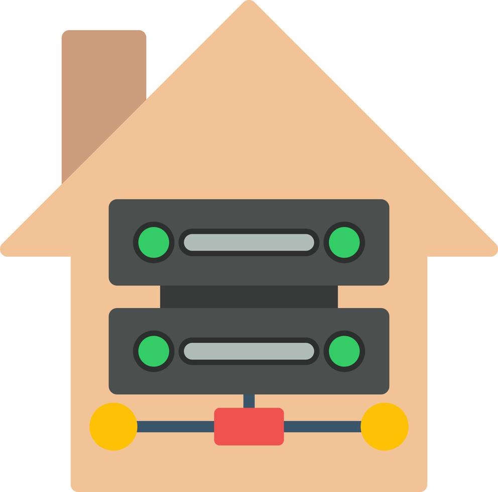 Data Warehouse Vector Icon Design