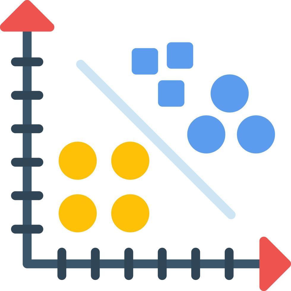 Cluster Analysis Vector Icon Design