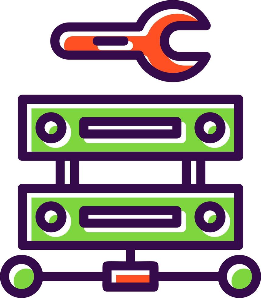 diseño de icono de vector de ingeniería de datos