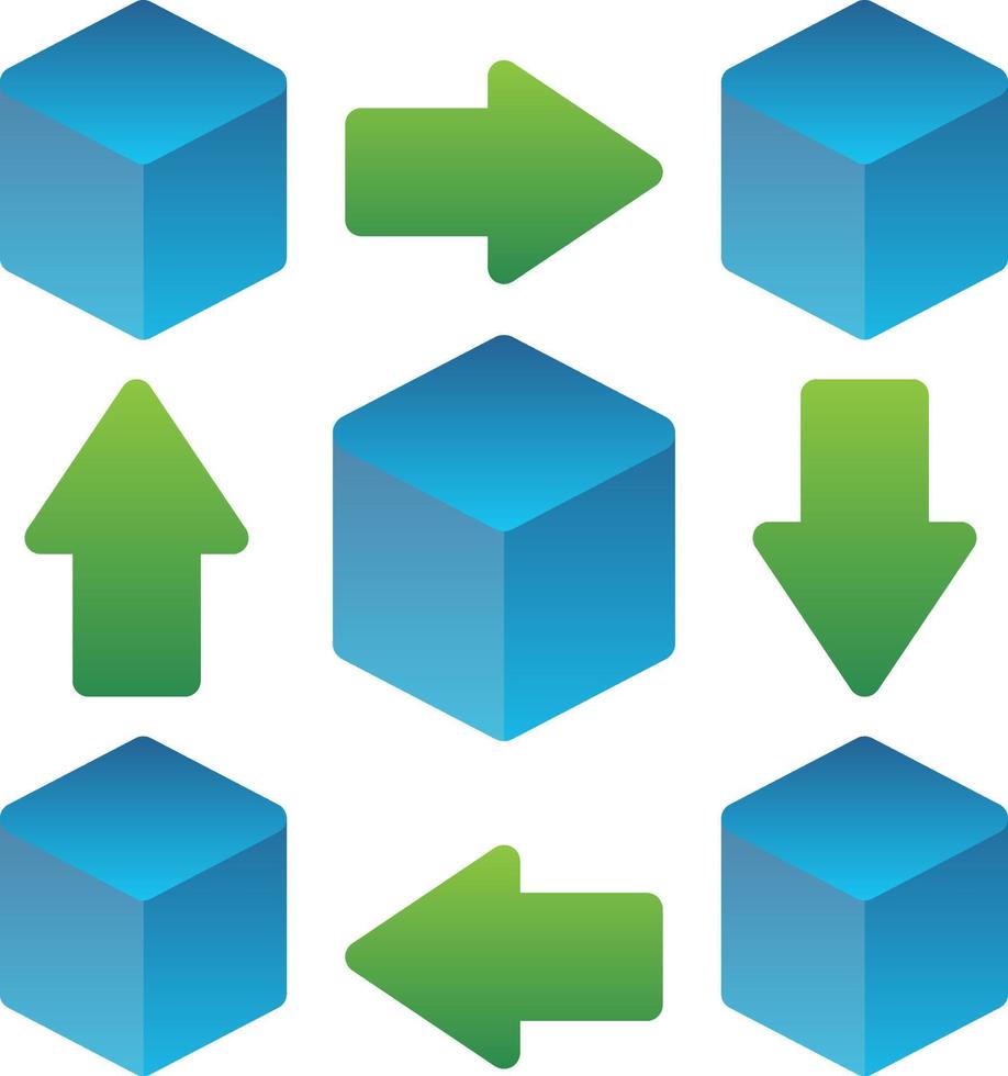 Blockchain Vector Icon Design