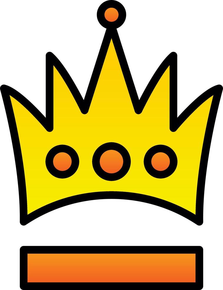 Crown Vector Icon Design