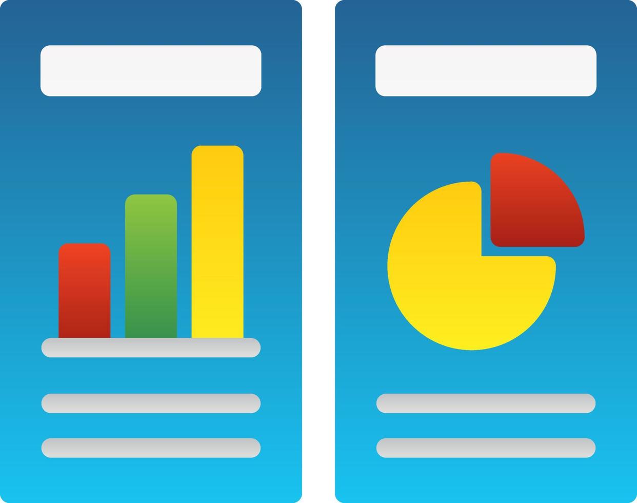 Comparative Analytics Vector Icon Design