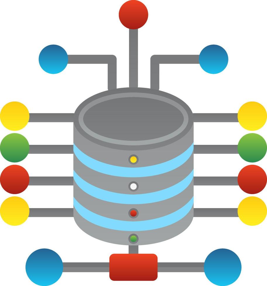 Data Storage Vector Icon Design