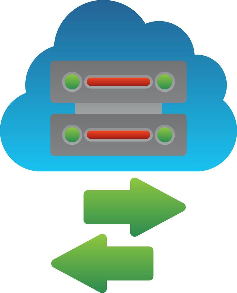 Data Transfer Vector Icon Design