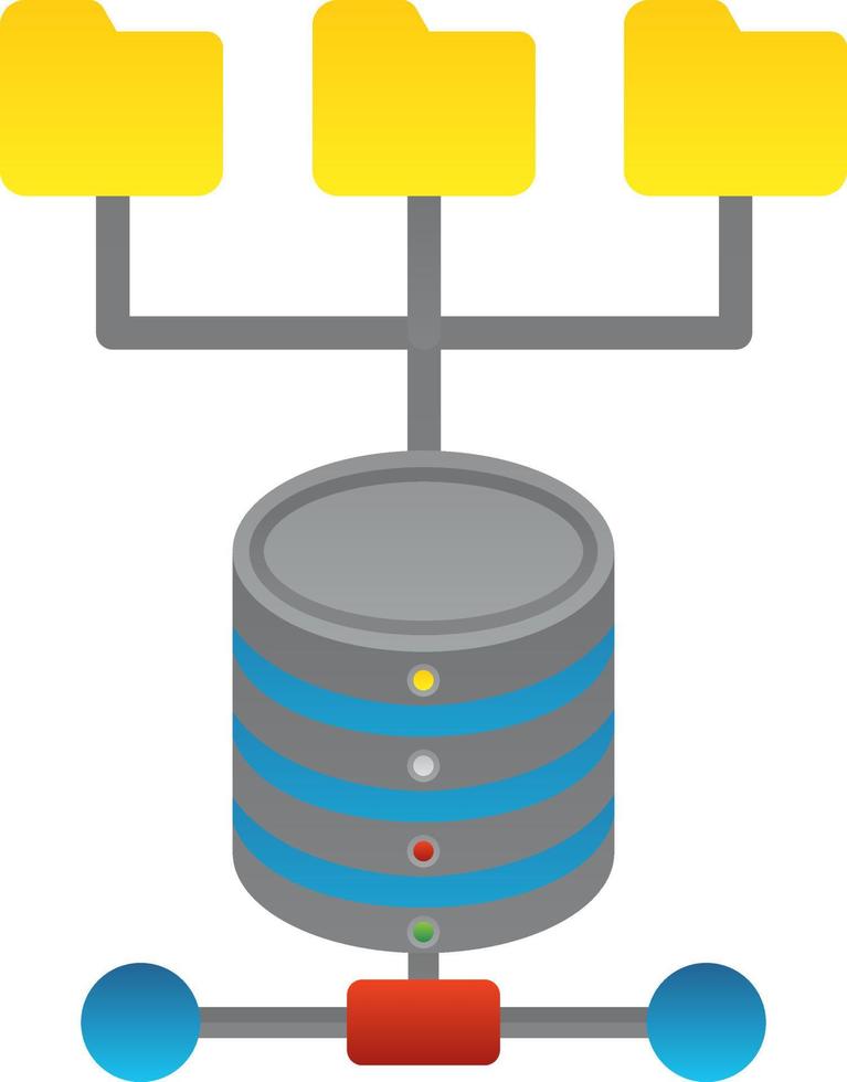 Data Source Vector Icon Design