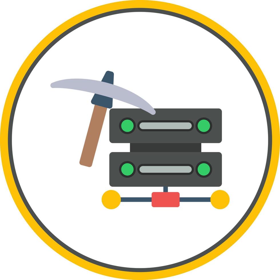 Data Mining Vector Icon Design