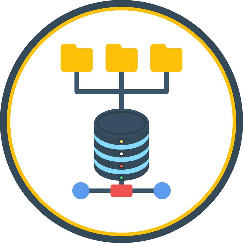 Data Source Vector Icon Design