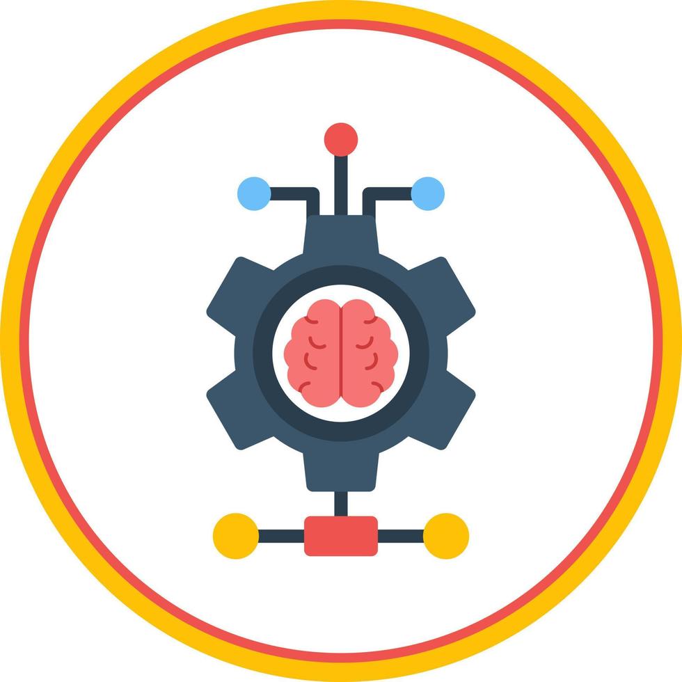 Deep Learning Vector Icon Design