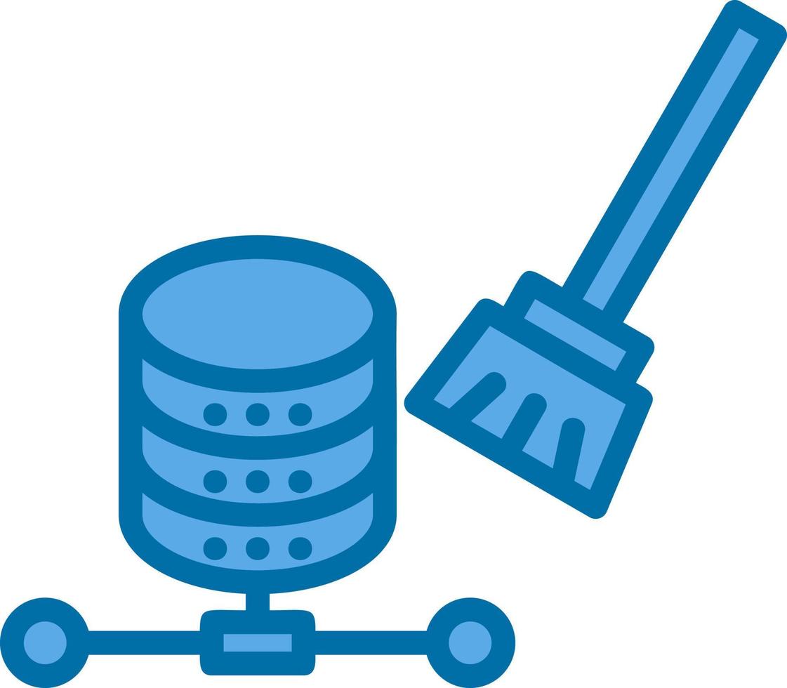 Data Cleansing Vector Icon Design