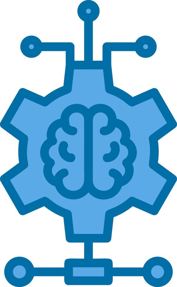 Deep Learning Vector Icon Design