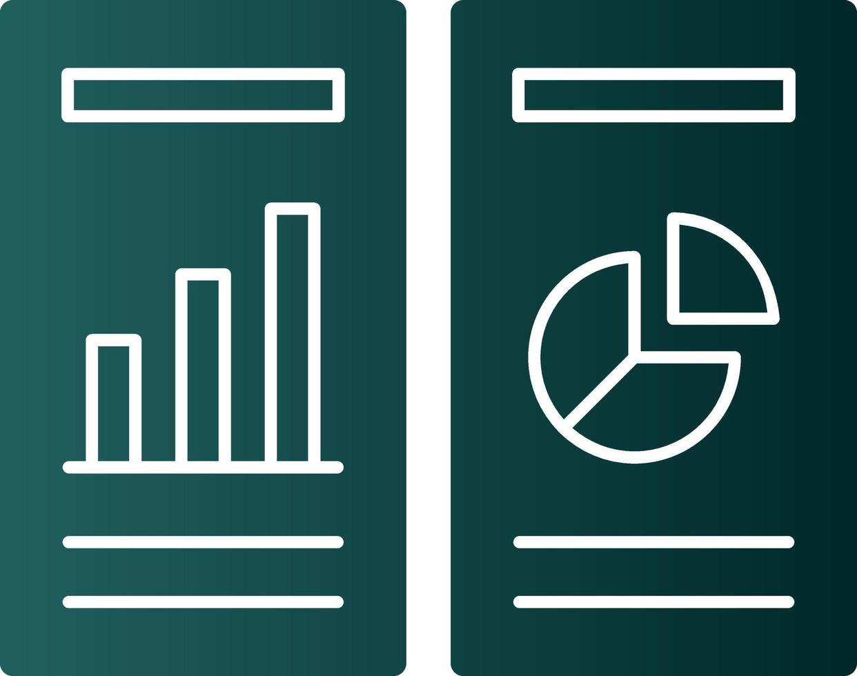 Comparative Analytics Vector Icon Design