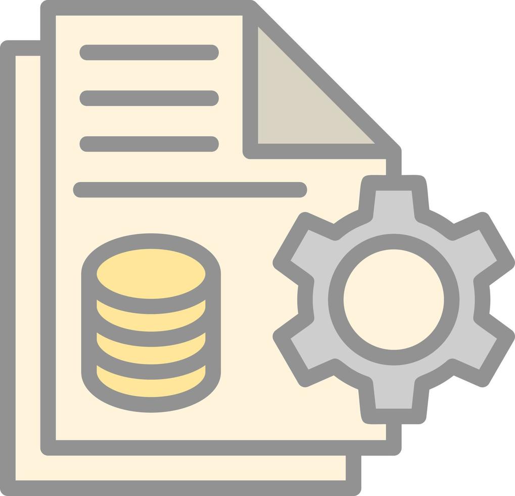 Data Reporting Vector Icon Design