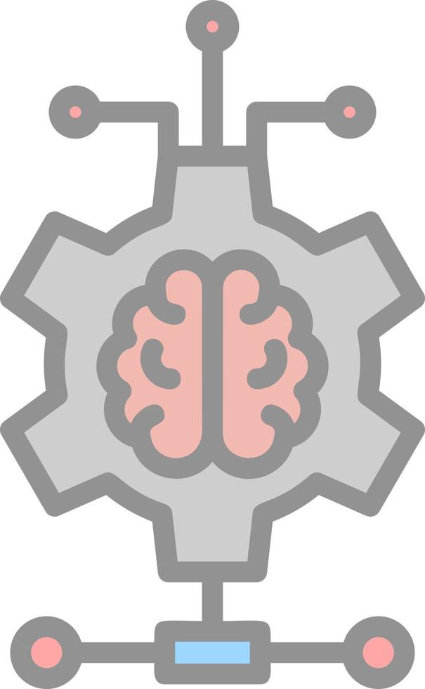 Deep Learning Vector Icon Design