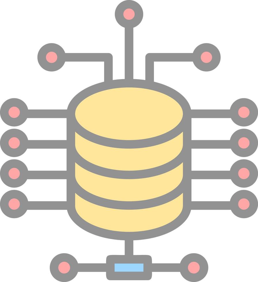 Data Storage Vector Icon Design