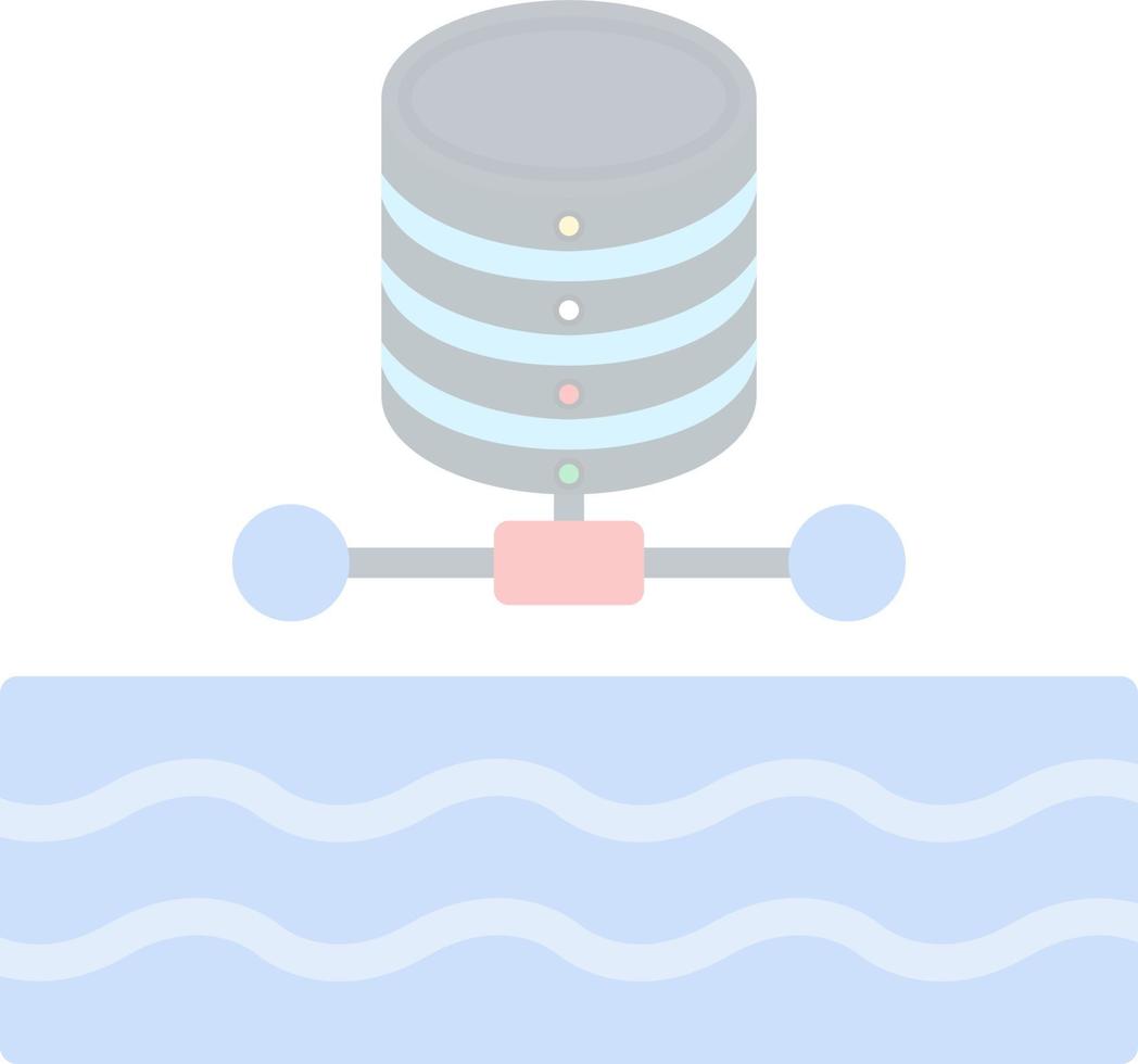 Data Lake Vector Icon Design