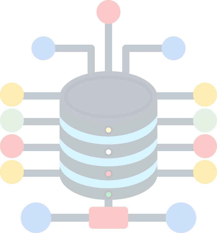 diseño de icono de vector de almacenamiento de datos