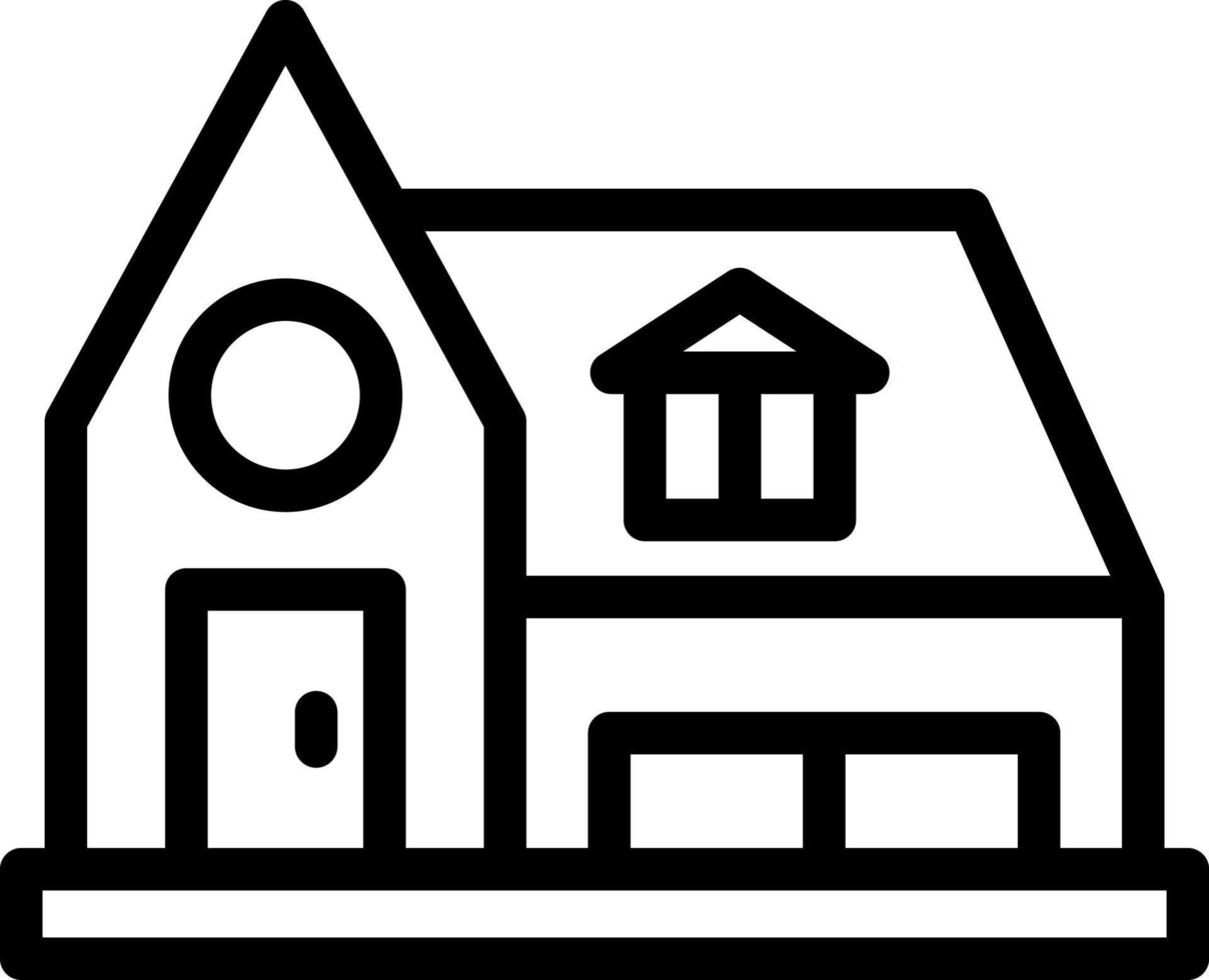 Cottage Vector Icon Design