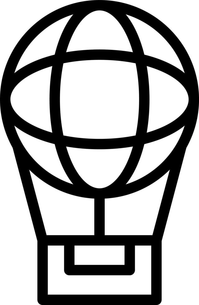 Air Balloon Vector Icon Design